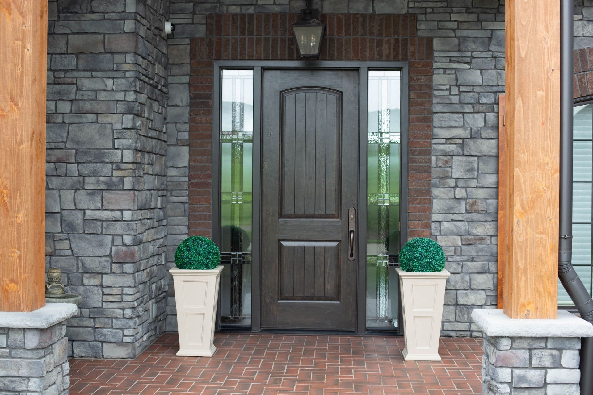 Beautiful new entry door.