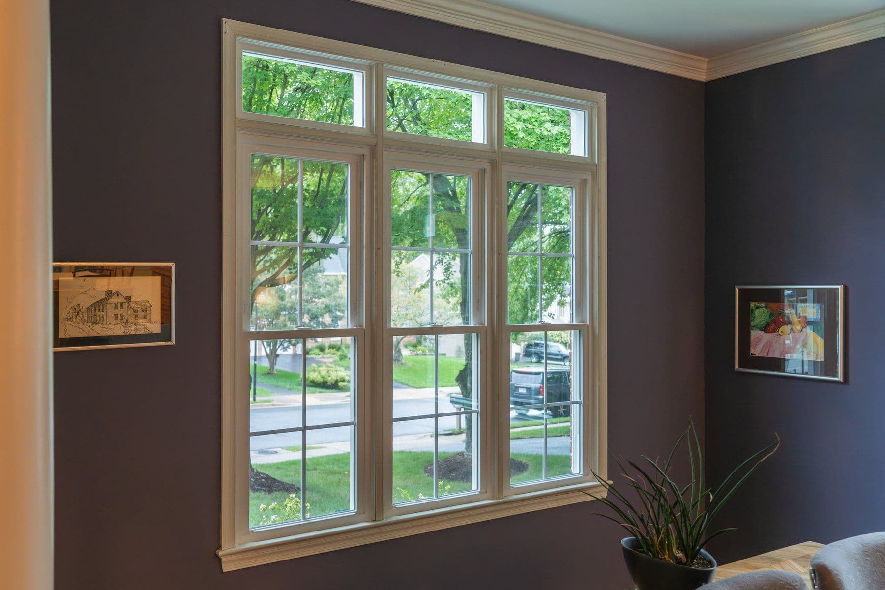 Double-hung replacement windows installed by Kubala Home Improvement