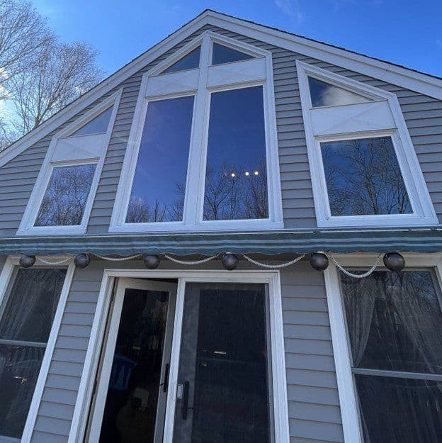 Specialty shaped replacement window