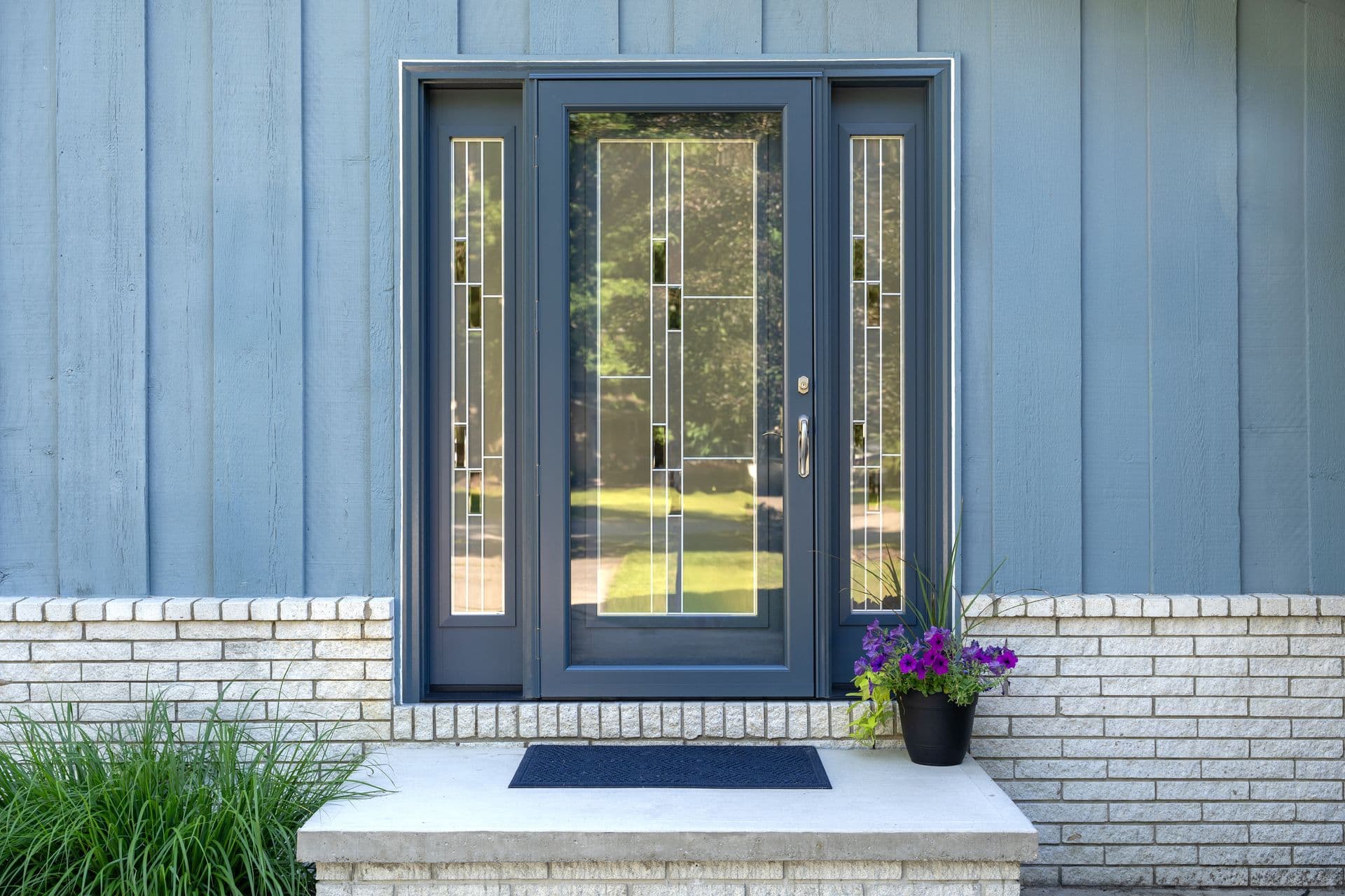 Beautiful new entry door.